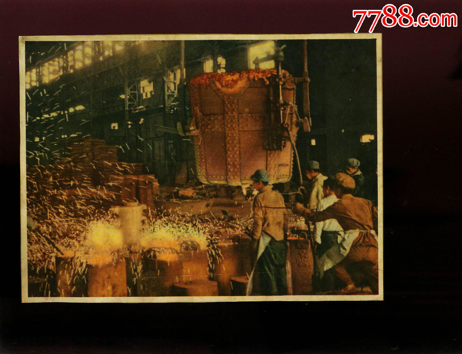 大炼钢铁的历史背景图片