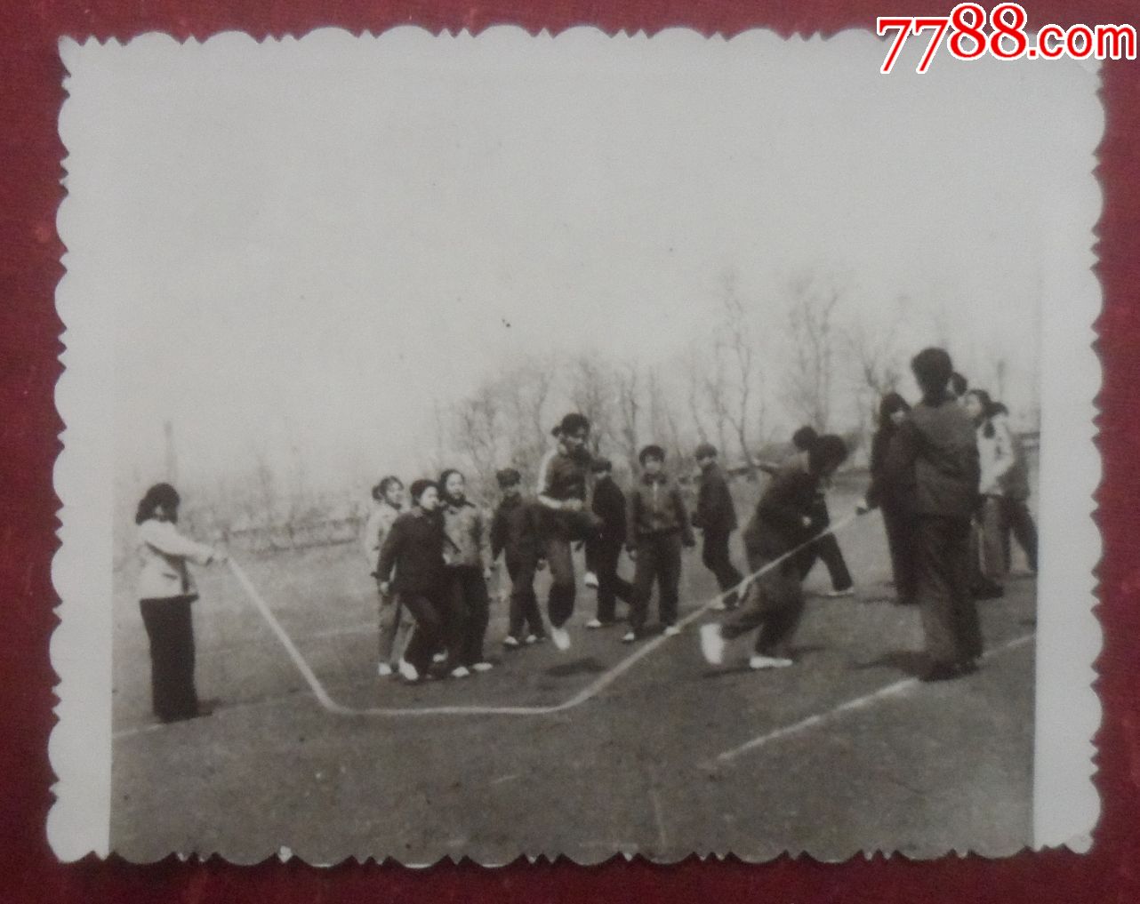 跳绳,村镇小学-se57306929-老照片-零售-7788收藏__中国收藏热线