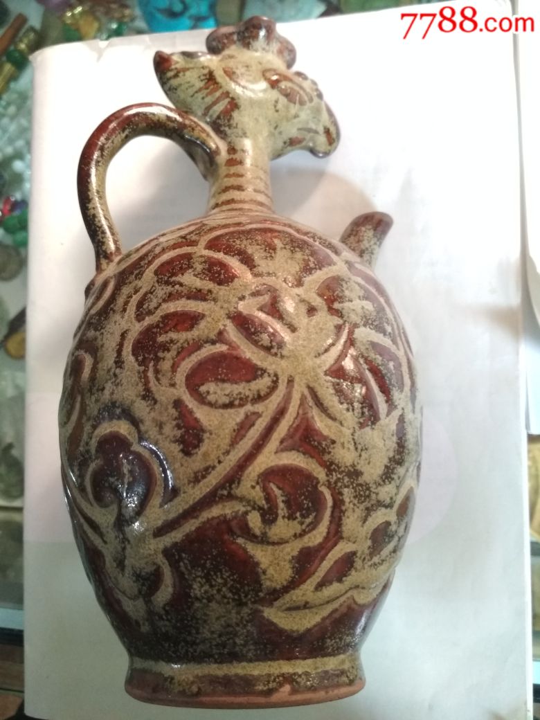 精品茶末釉棒槌壶