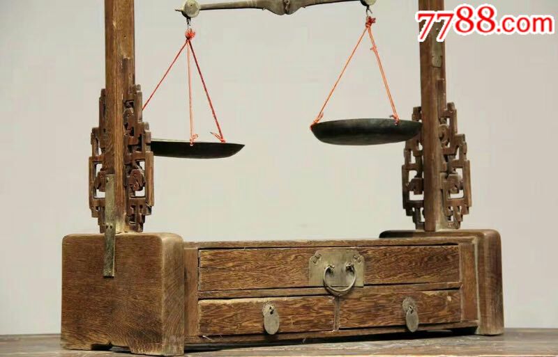 鸡翅木天平称!