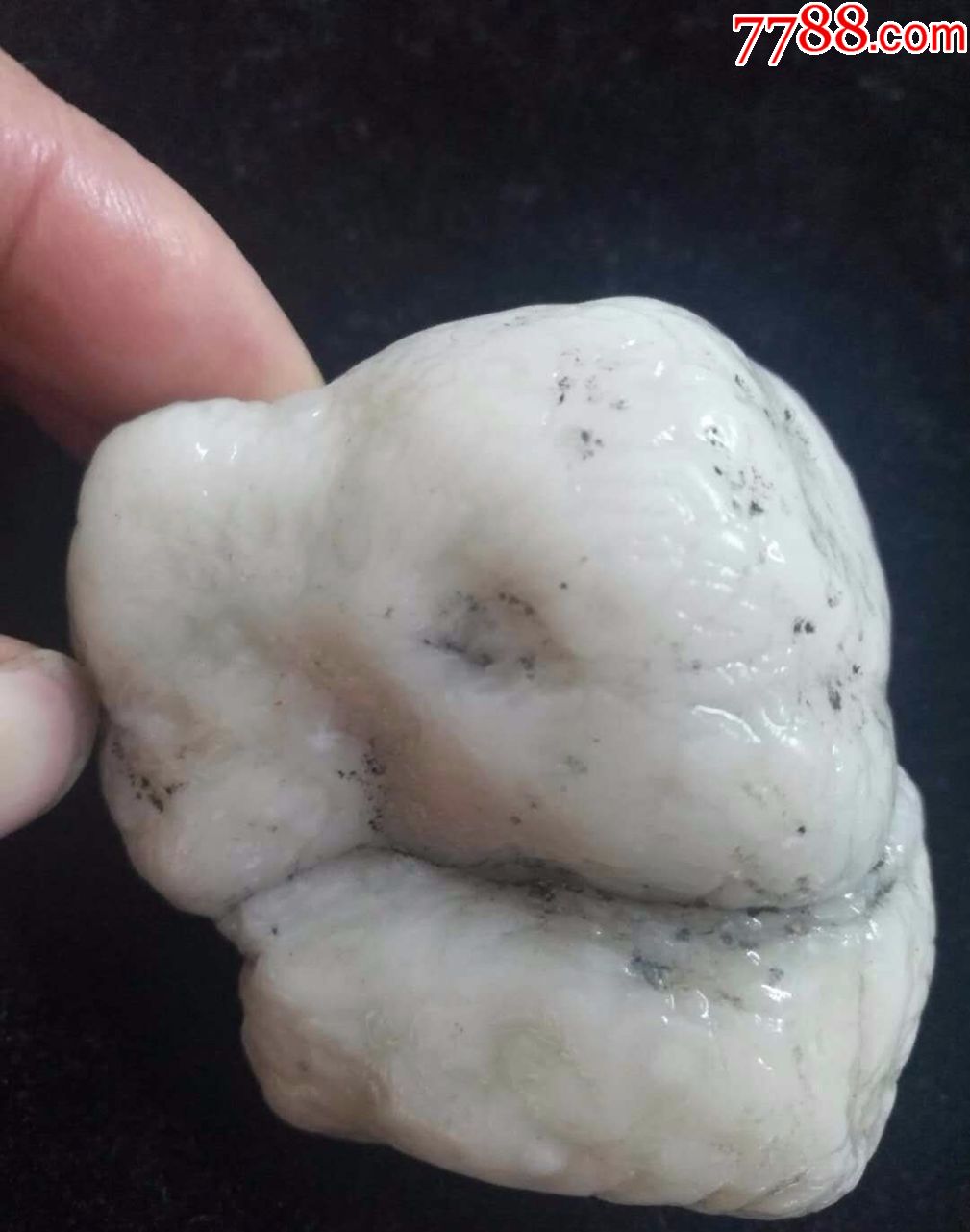 戈壁瓷白(冰种)蛋白石