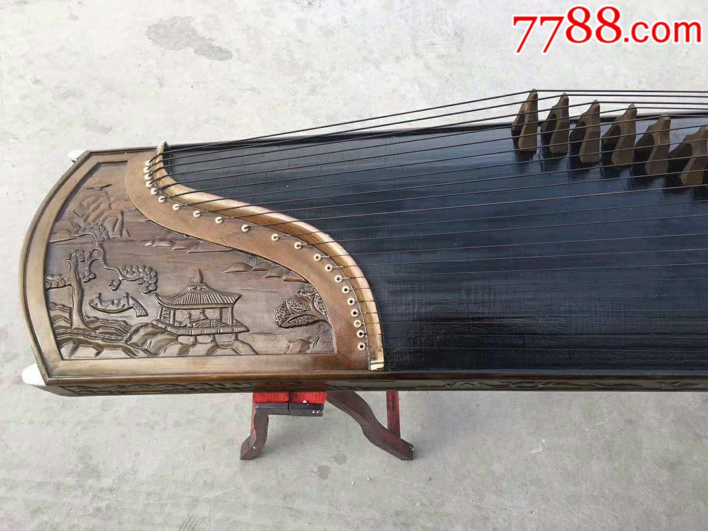 清代楠木古筝