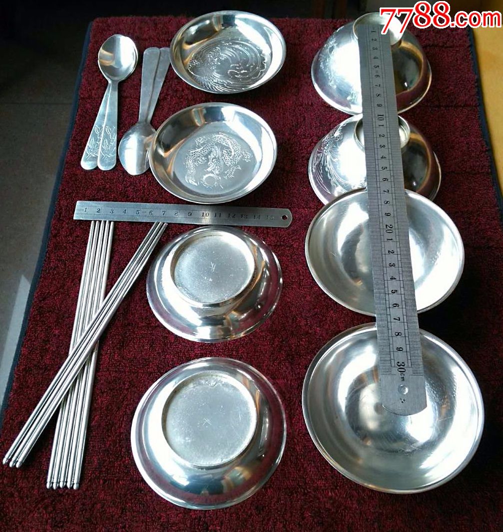 银碗,银筷,银碟,银勺——议价商品