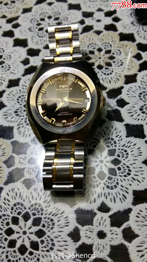 美品!瑞士天克诺(eta2824)男表.