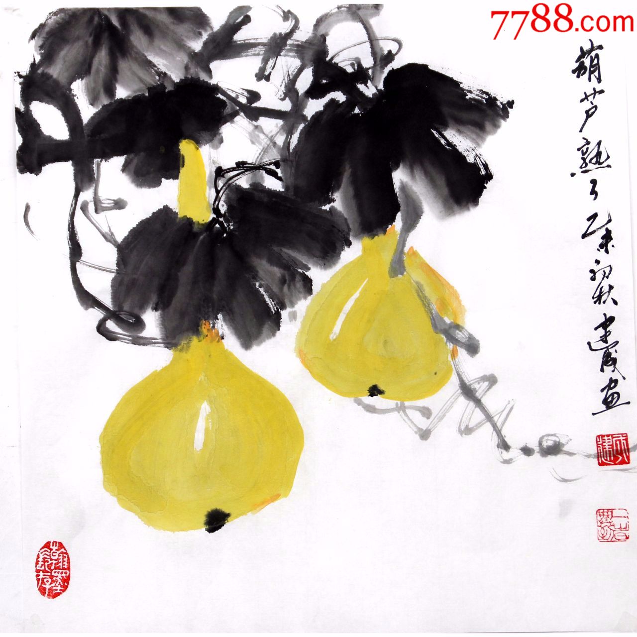 葫芦_山水国画原作_今古藏【7788收藏__收藏热线】