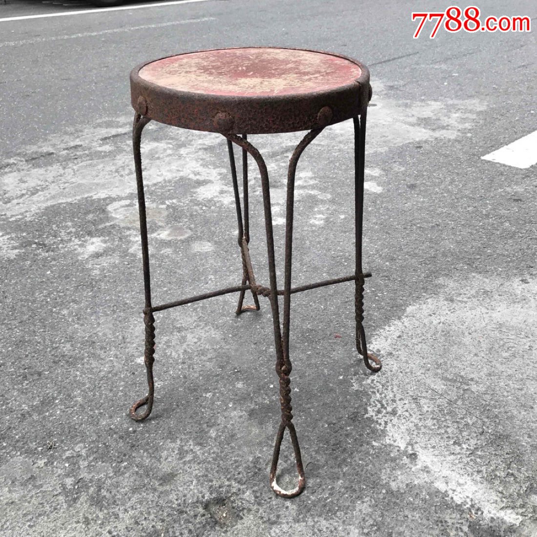 民国.铁艺铁椅.
