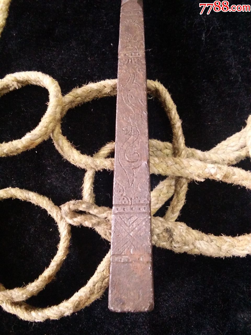 藏区老兵器果儿考儿流星锤打狗铁打狗棒