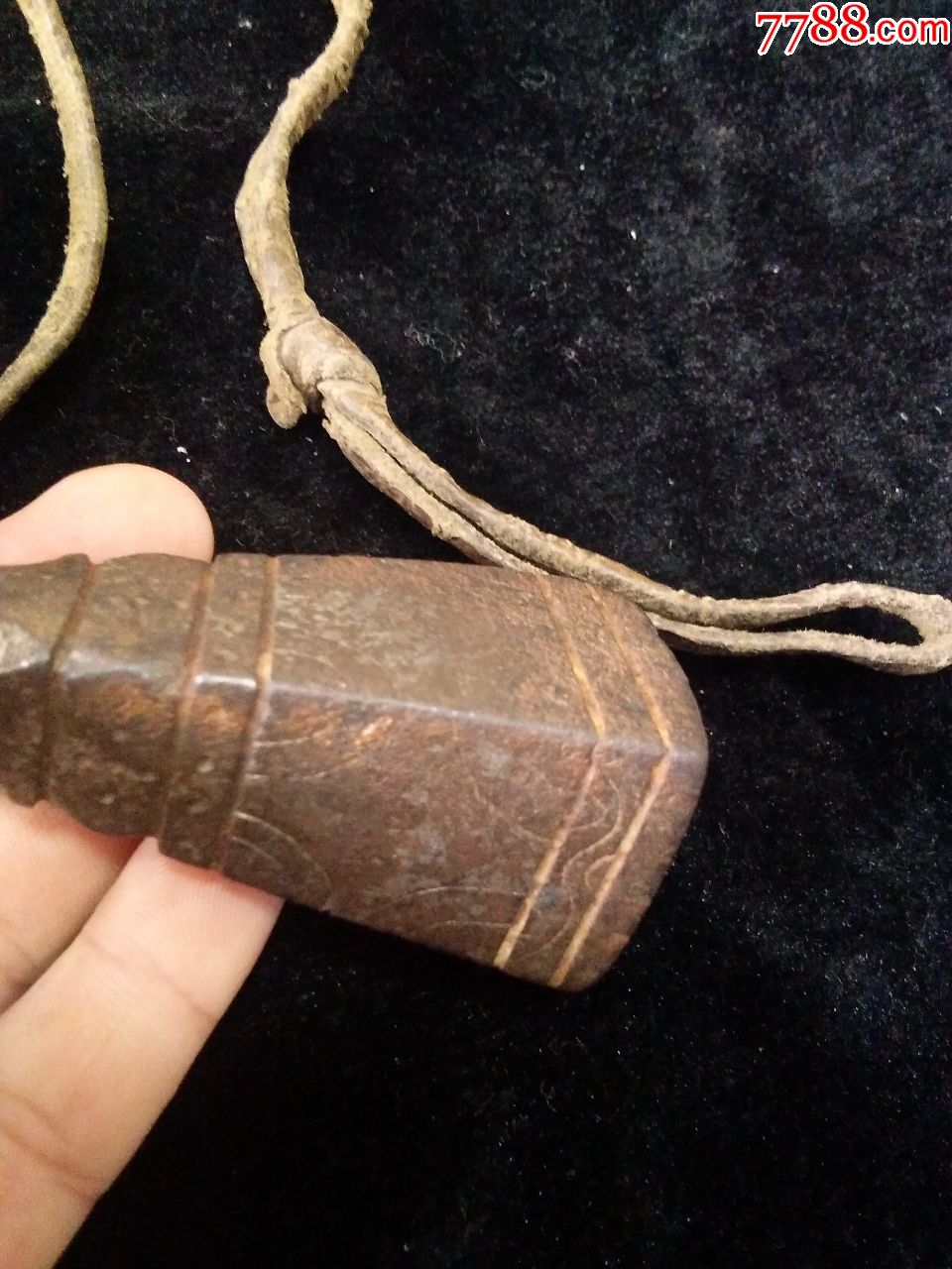 晚晴民国时期藏区传世老兵器打狗铁流星锤果儿考尔