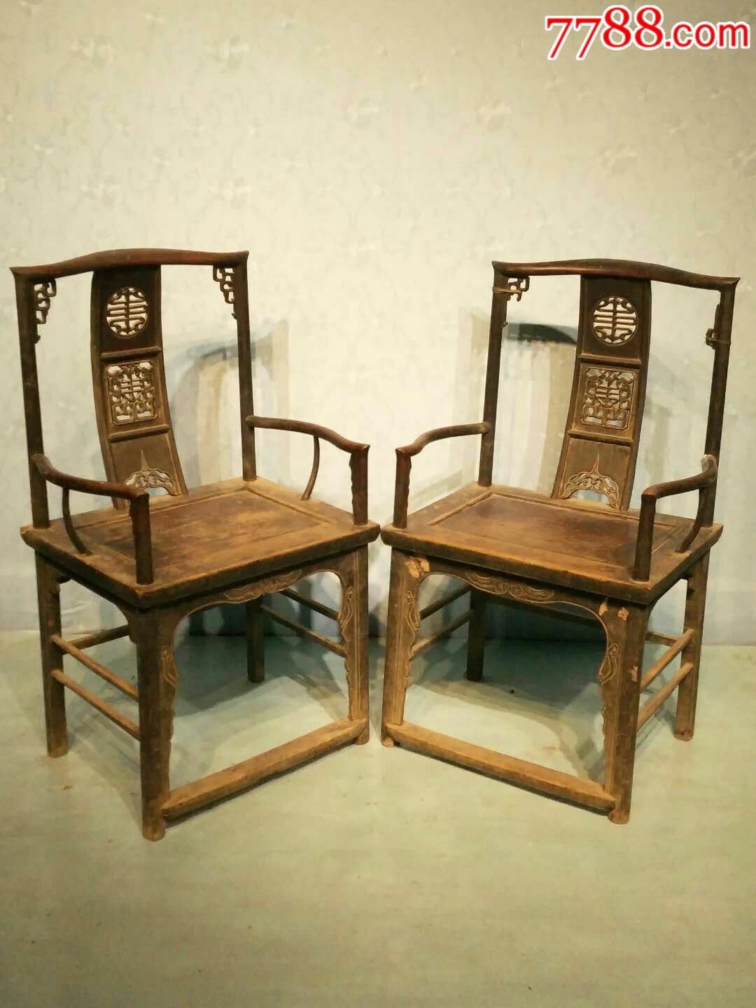 明代官帽椅皮克老辣