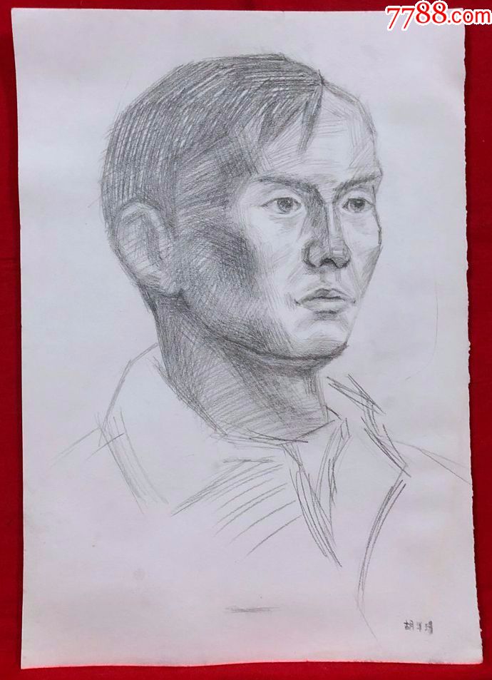 素描画,8开,73