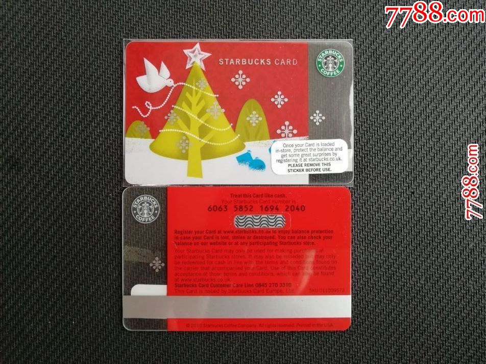 英国星巴克卡_价格40元_第1张_7788收藏__收藏热线
