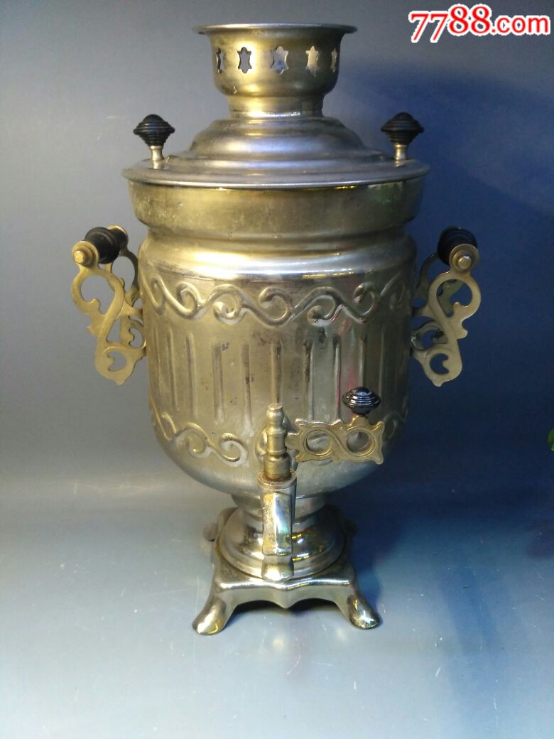 苏联白铜大号咖啡壶