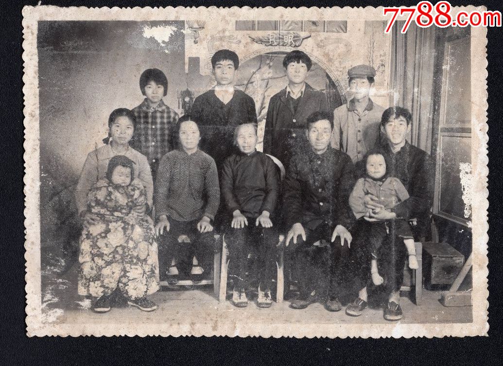 全家福老照片165厘米12厘米