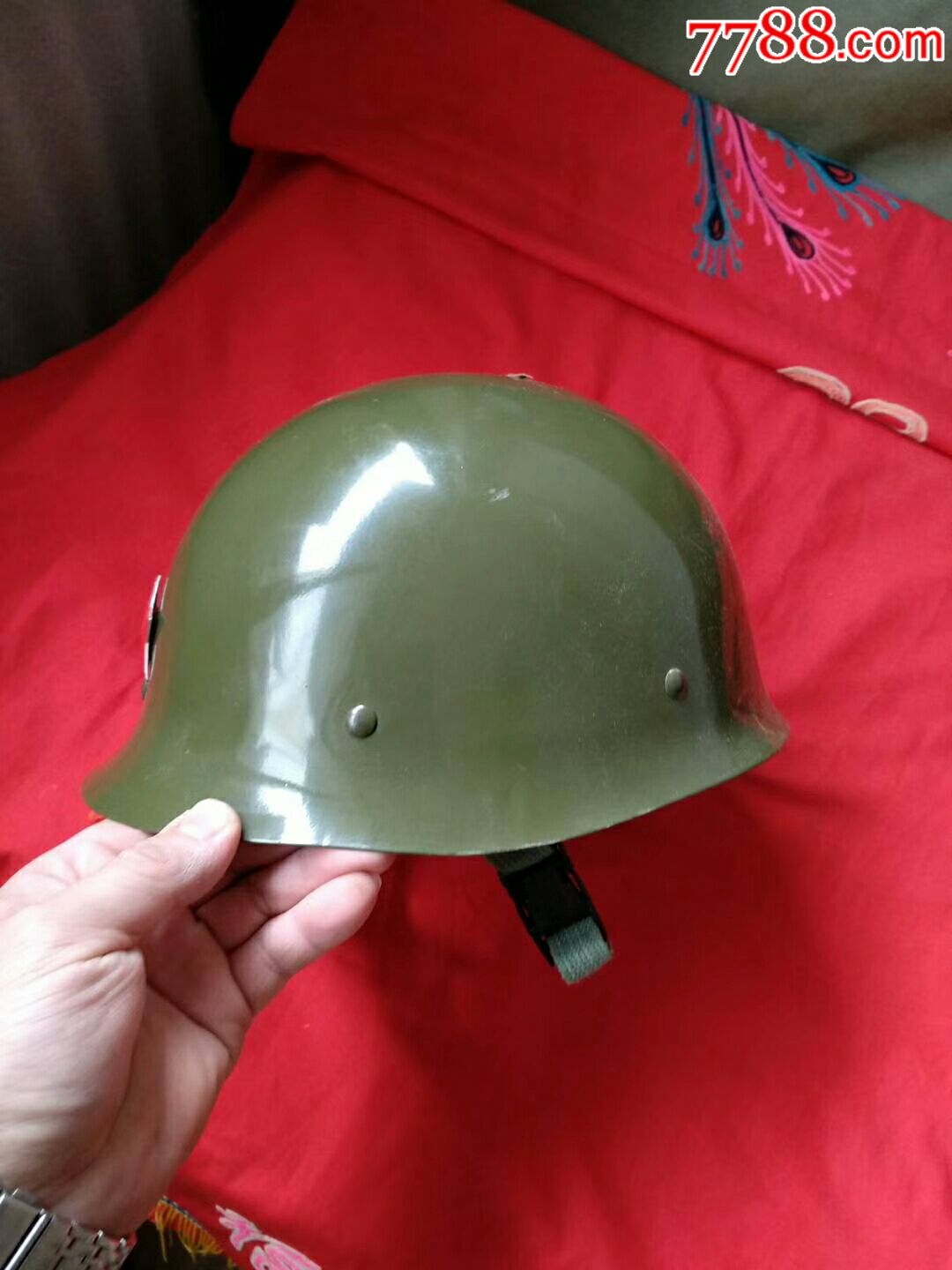 轻型合金钢盔.最后5顶.送红五星.