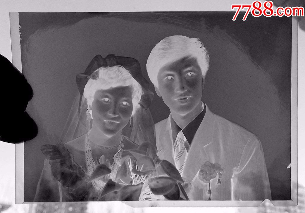 结婚照01【老底片】-se57836568-老照片-零售-7788收藏__中国收藏热线