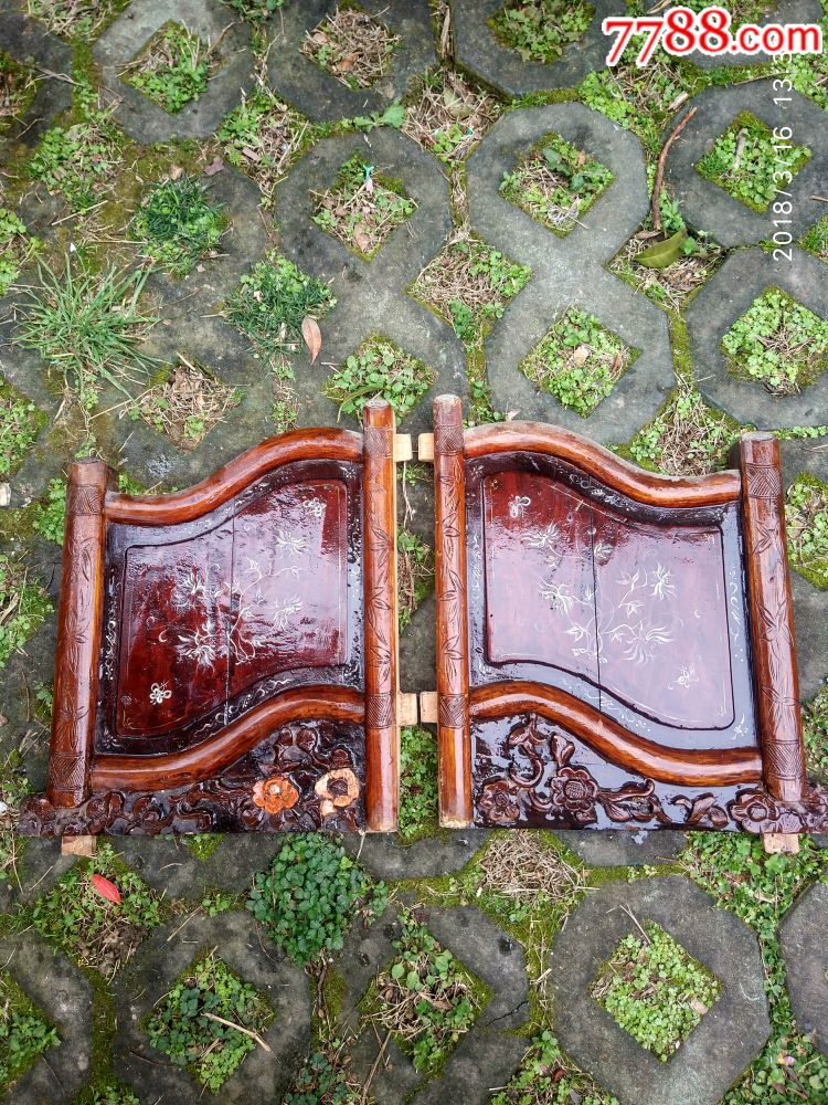 文革梅花板一对