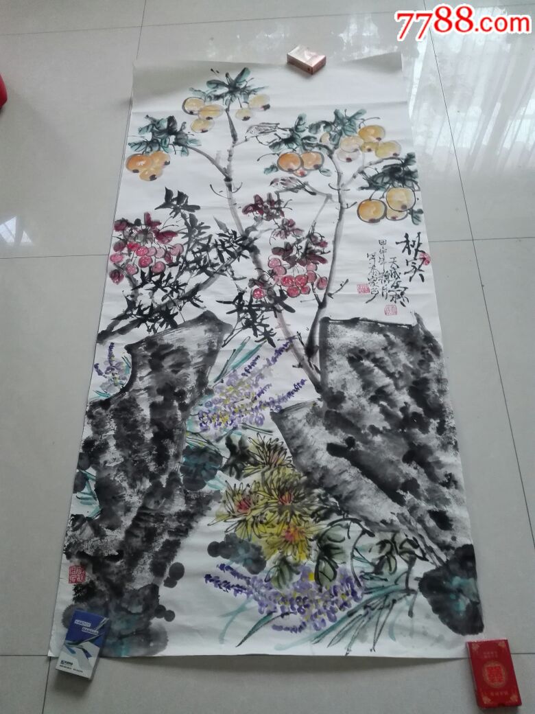 花鸟国画(李政宇笔名天成)