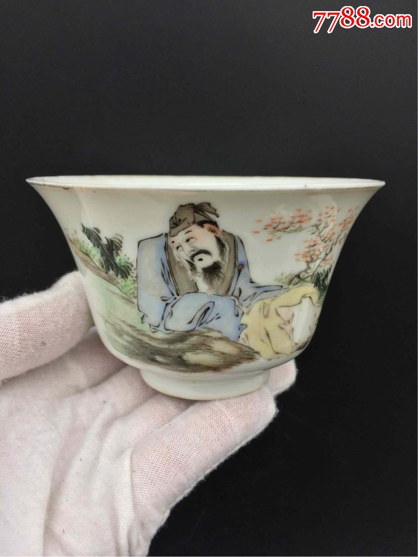 江西映月轩品"老当益壮"茶碗