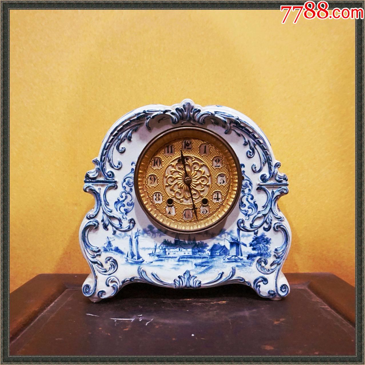 回流青花瓷壳钟_价格1700元【四季旧玩】_第1张_7788收藏__收藏热线