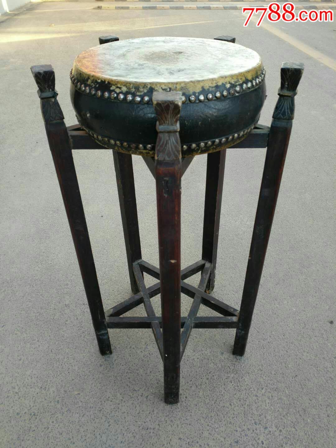 民间说大鼓书鼓,架一套