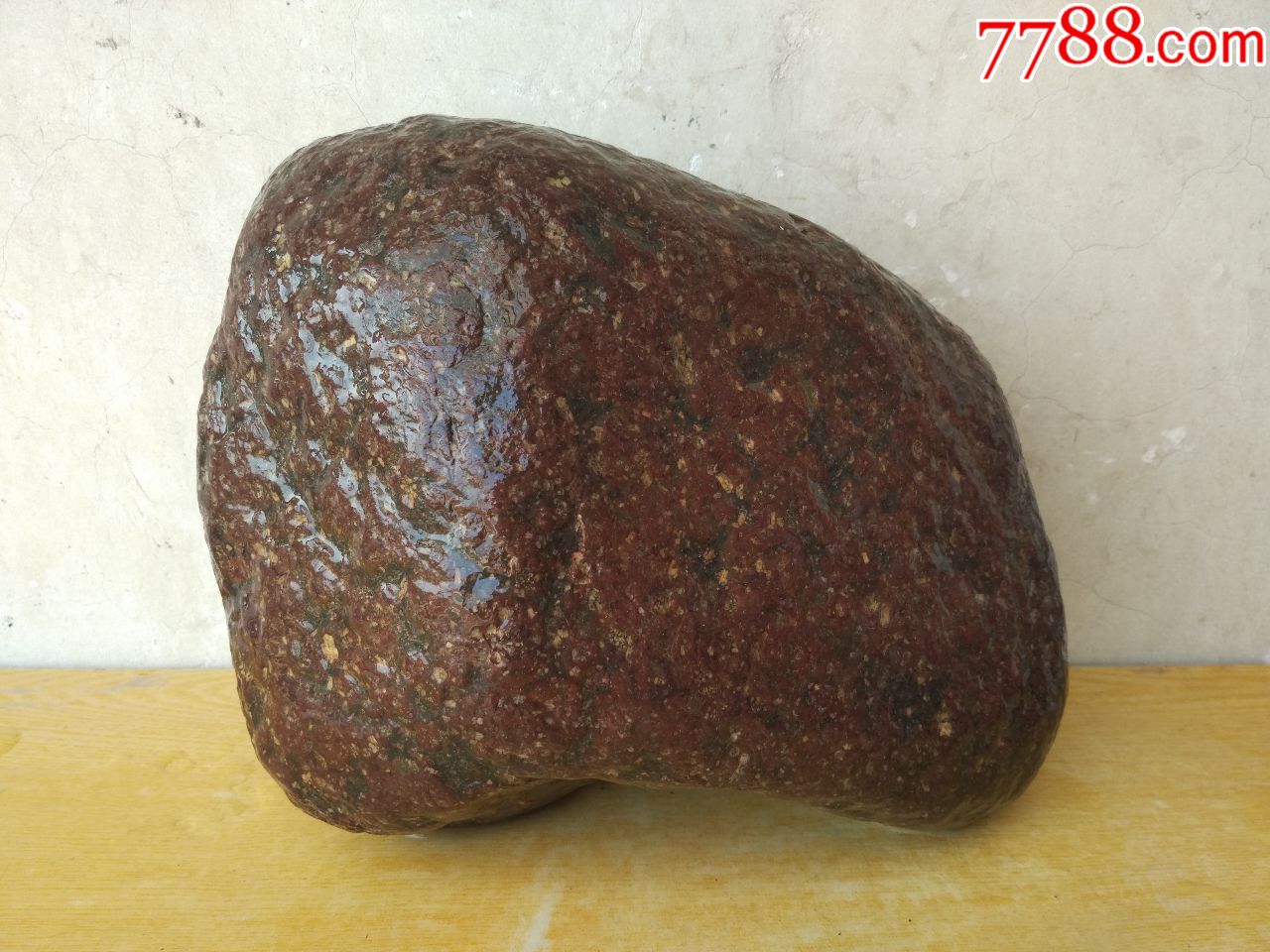 梅花石,荷花石原石228"金钱石"(石型完美,可自然直立摆放)_价格8元_第