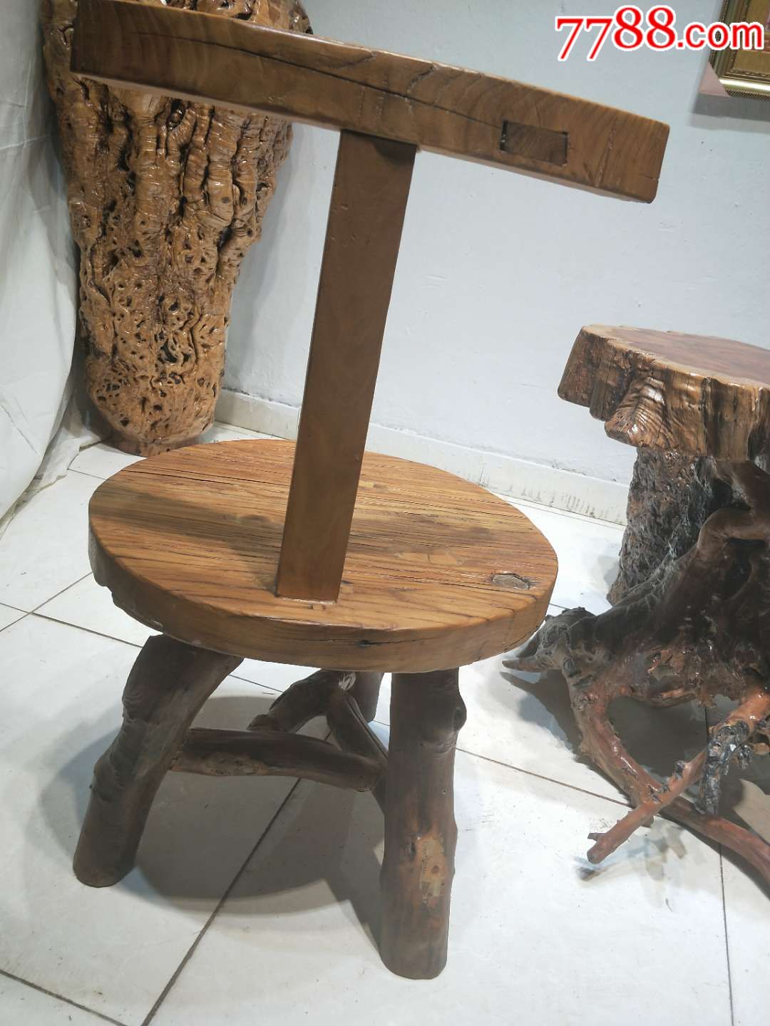 百年枣木桌,椅