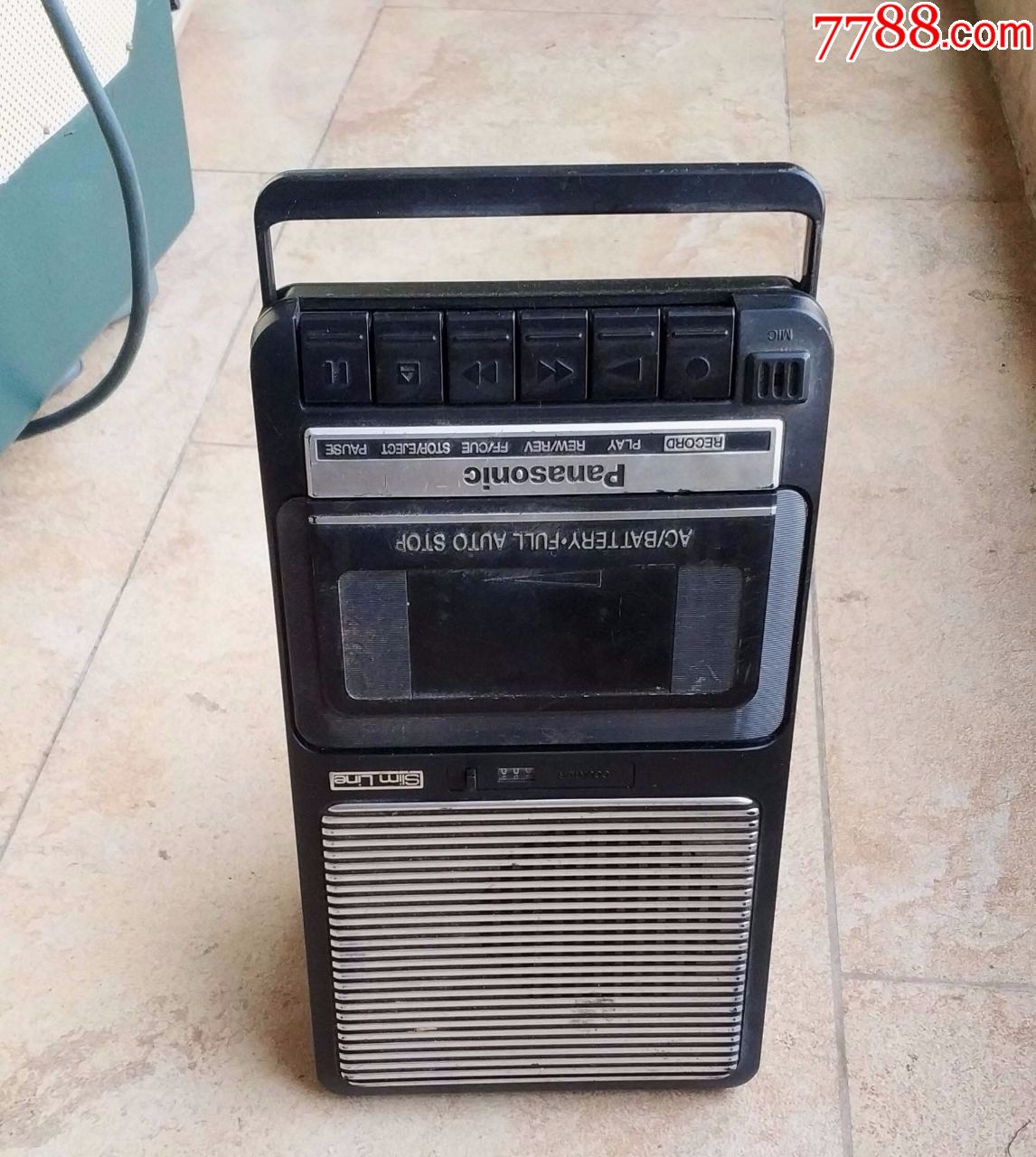 老唱片板砖录音机日本原装松下录音机