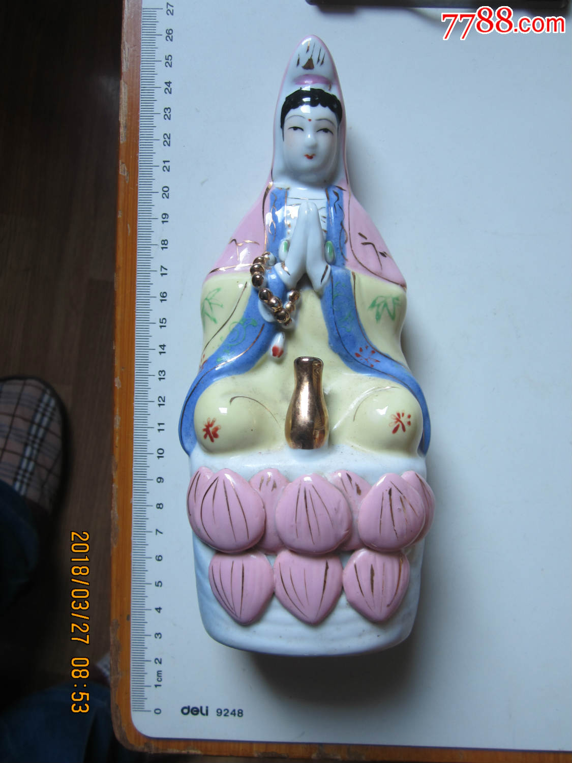 好品磁雕观音坐莲