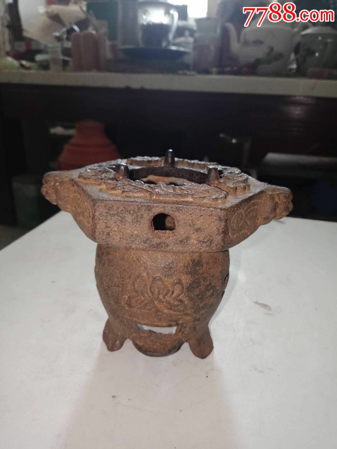 清代铁的温酒器