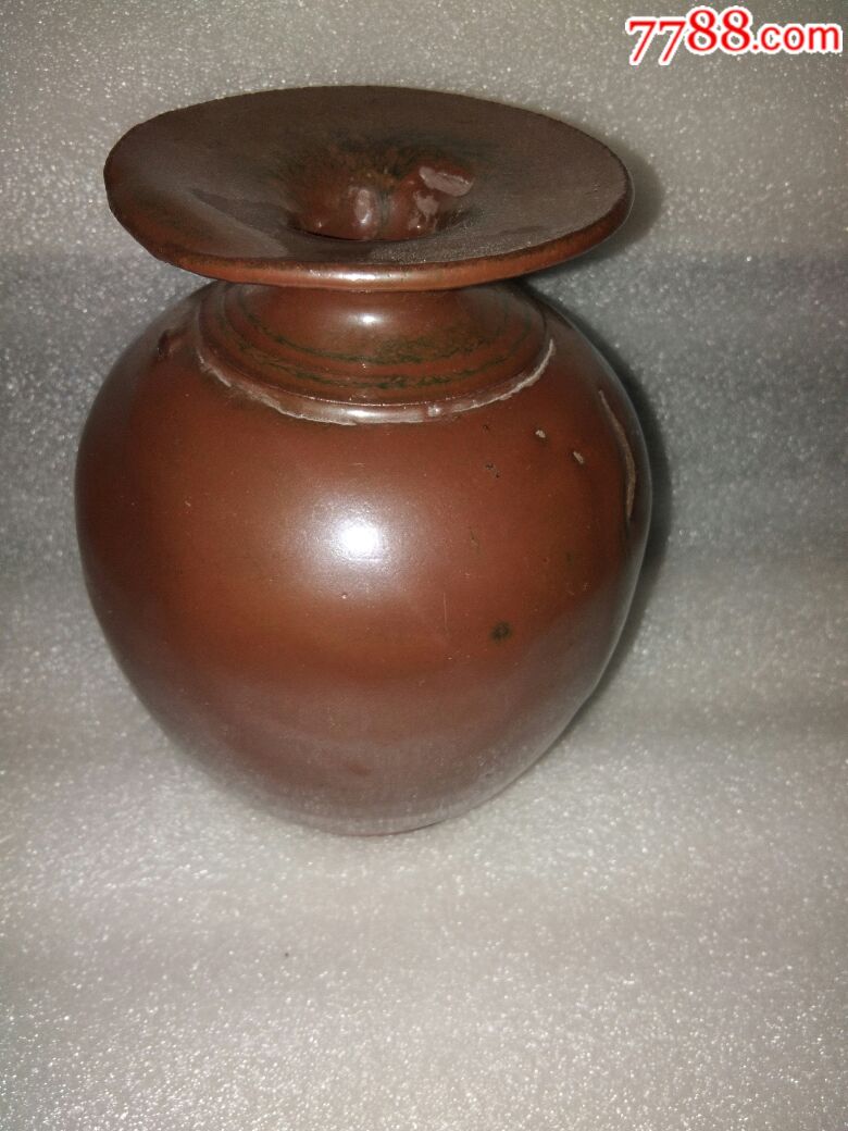 明代紫金釉小玉壶春