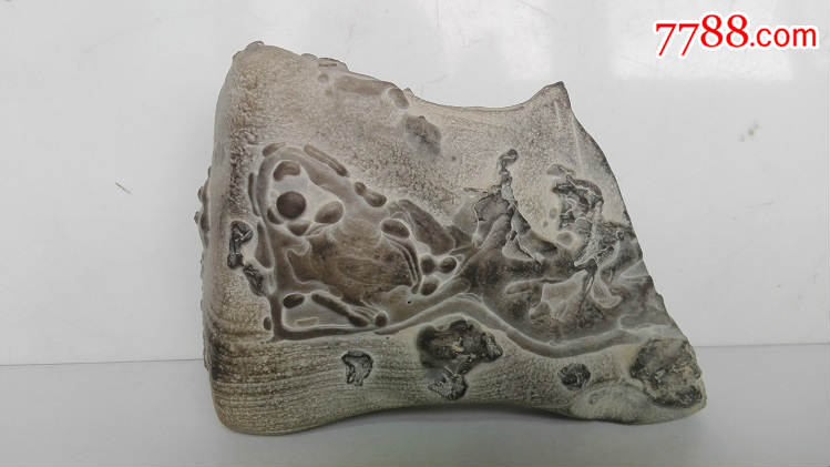中国名石陈炉奇石喂牛图观赏石观形石图案石
