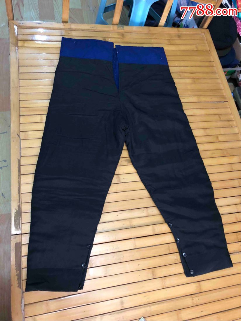 新的绸面纯手工棉花棉裤