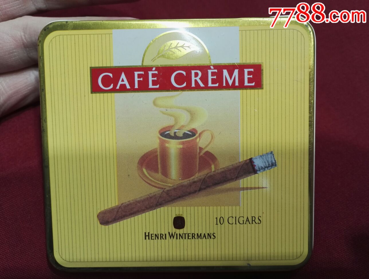 进口荷兰雪茄铁质10支装烟盒