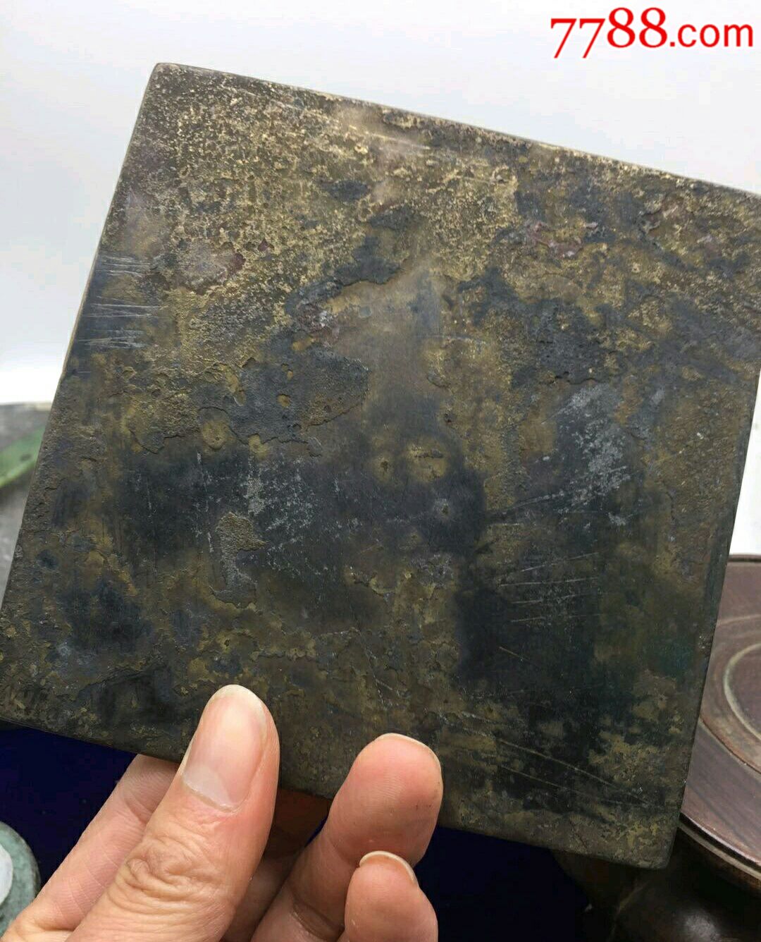 宋代方形铜镜,直径大,少见水坑,保老保真