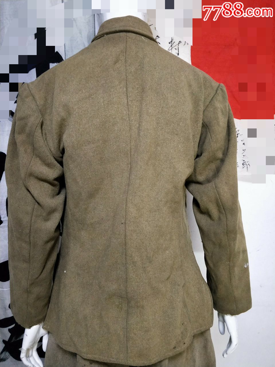 二战日本日军98式军服上衣马裤原品