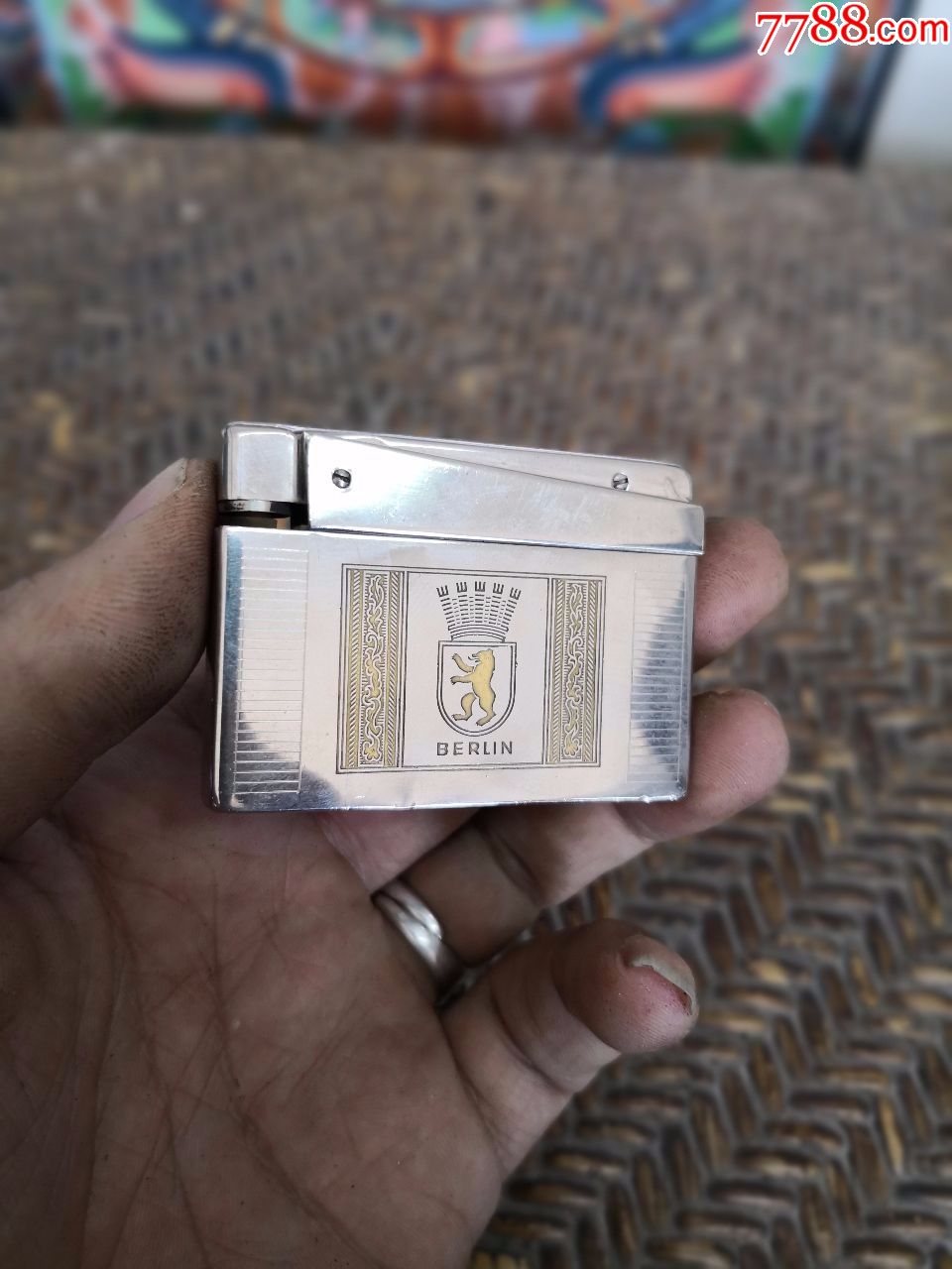 德国著名打火机卡尔威登,著名的鸬鹚供油系统煤油打火机