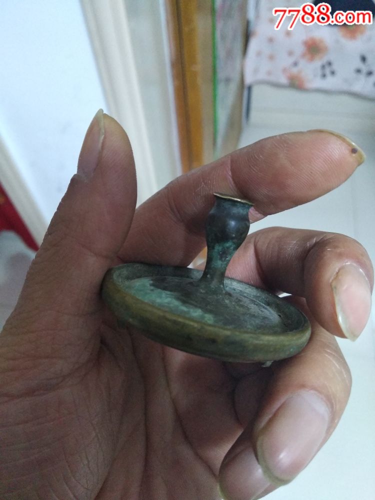 清代文房铜香插