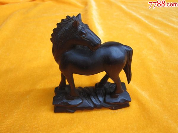 创汇时期纯手工雕刻马