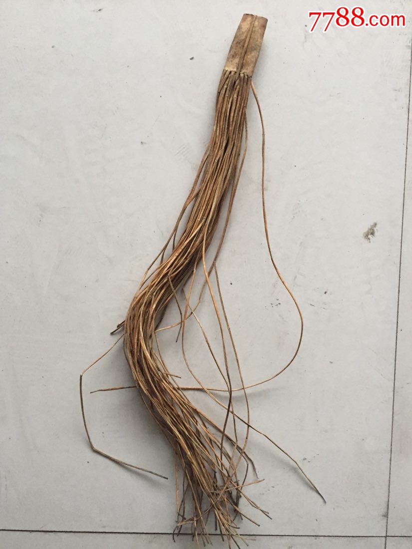 民俗怀旧收藏老牛皮鞭梢一把