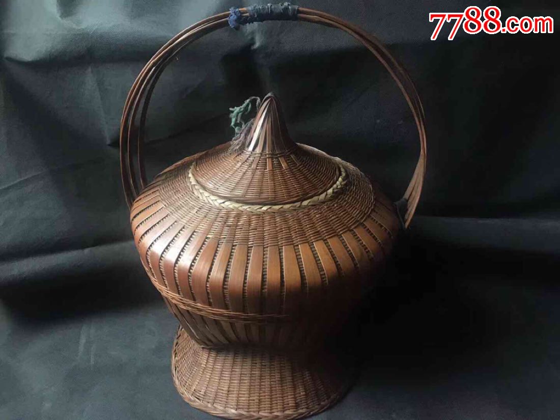 老竹编竹制品老竹篮子