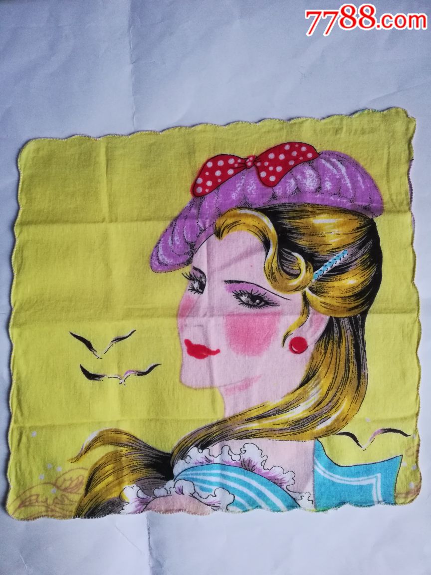 美女手帕-se58392100-手帕/手绢-零售-7788收藏__中国收藏热线