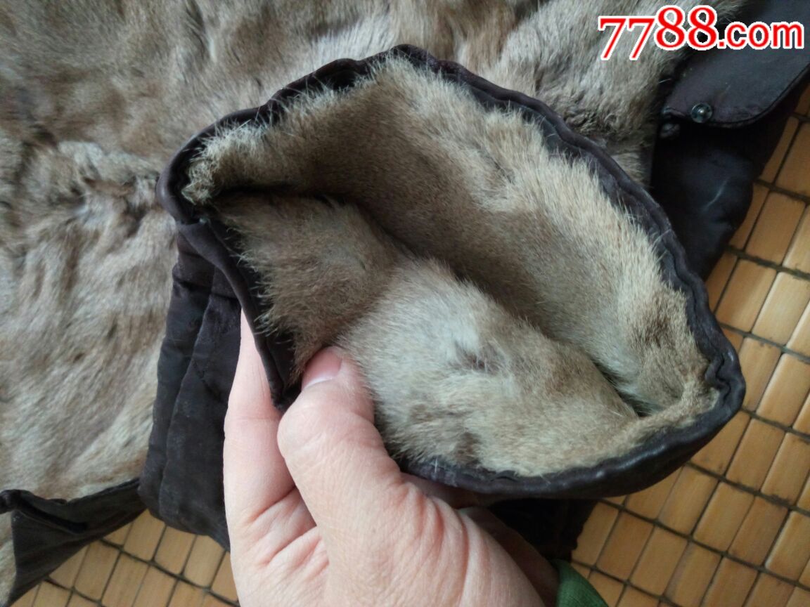 灰鼠皮旗袍,丝绸大襟大袍