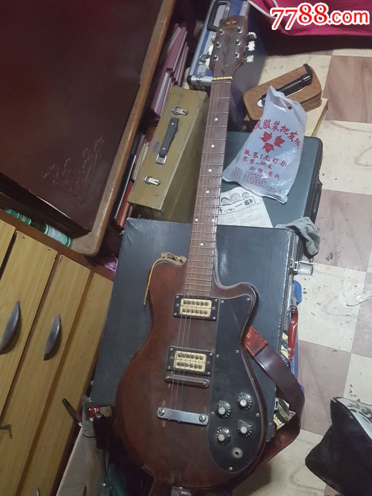 上海早期美声牌电吉它给友上图勿拍-吉他-7788收藏