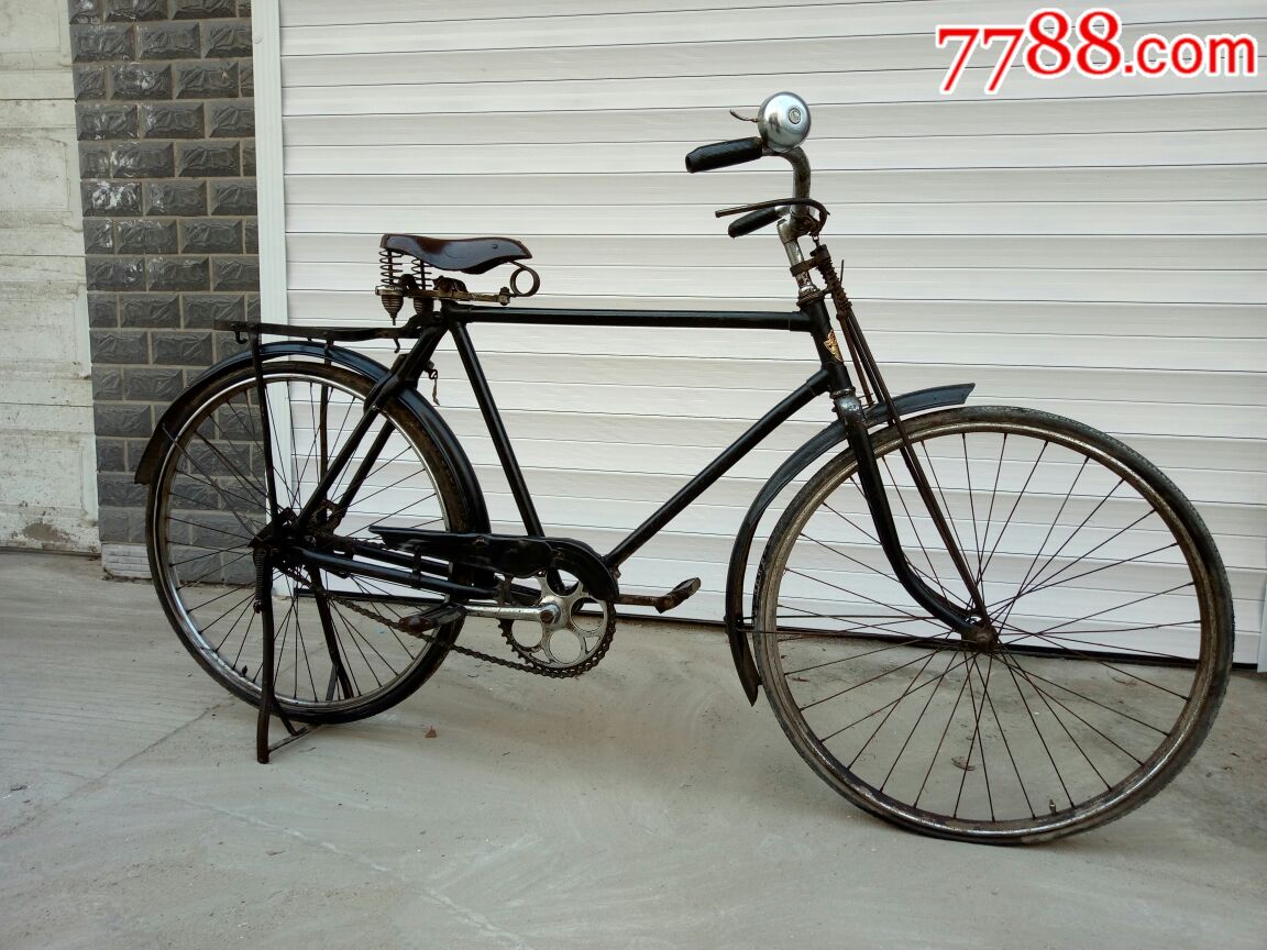 传统老式金鹿牌自行车，品相如图，保存完好，正常使用！包老包真-价格:700.0000元-au22623319-其他生活用具 -加价-7788 ...