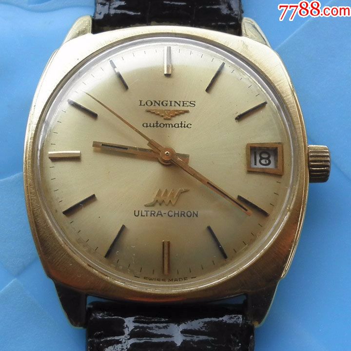 瑞士原装18k实金浪琴全自动机械手表