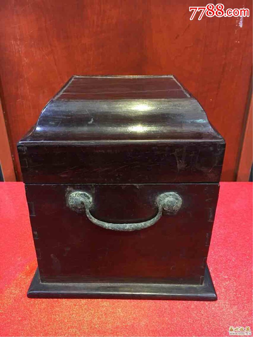 清代红木官印盒