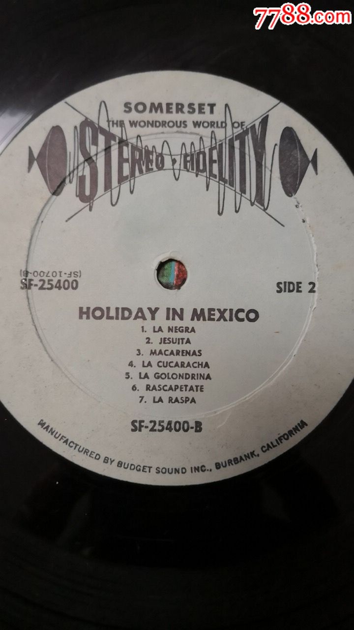 12寸黑胶唱片(墨西哥古老音乐)