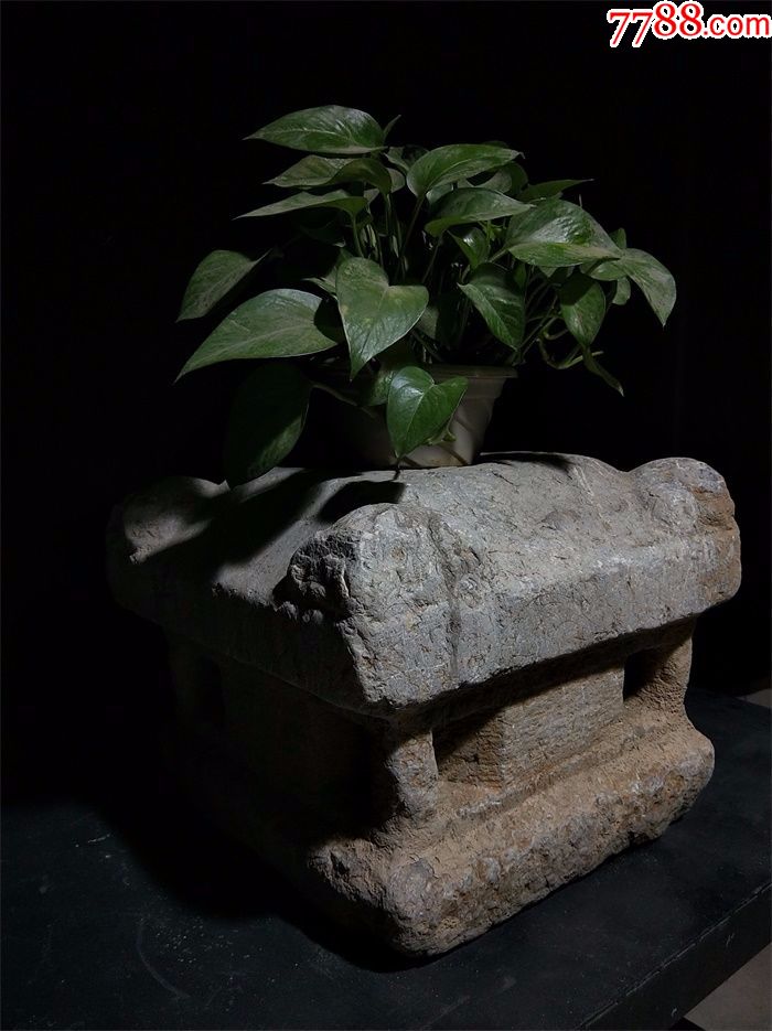 宋代老石座老柱墩旗杆石