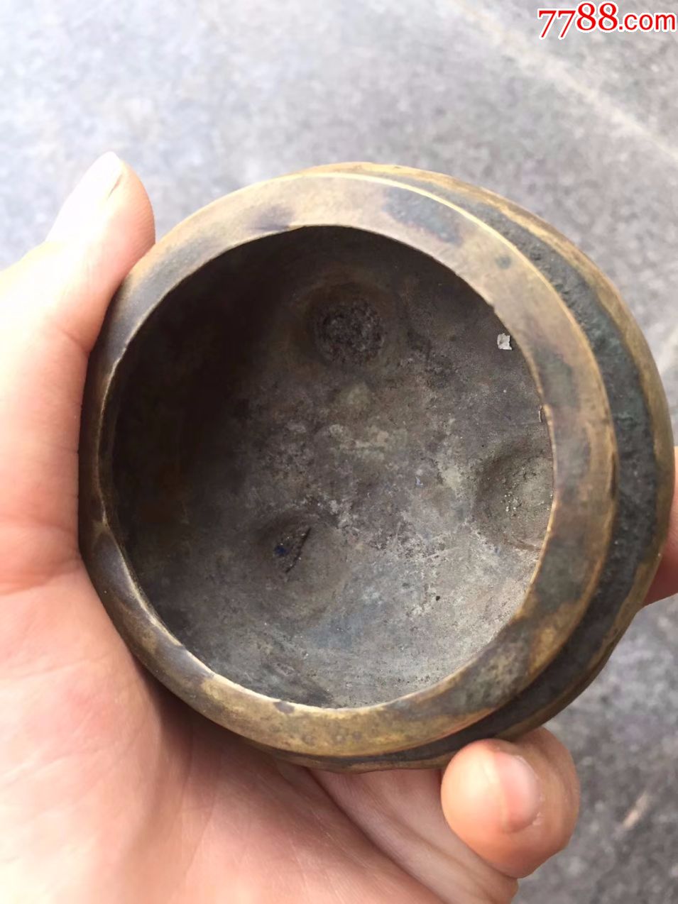 民国皮壳好铜香炉