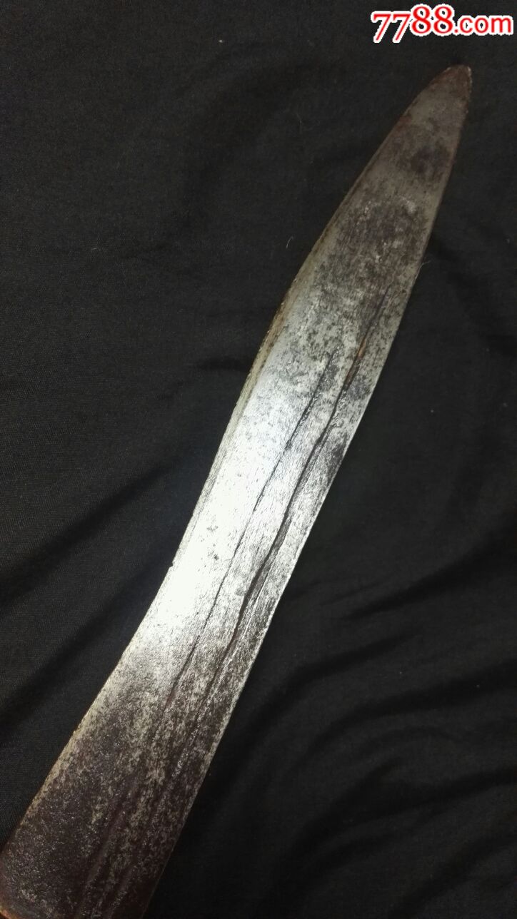 清代卷云档手刀-se58703268-铁兵器-零售-7788收藏__中国收藏热线